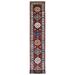 Shahbanu Rugs Deep Red Super Kazak with Tribal Medallions Hand Knotted Pure Wool Oriental XL Runner Rug (2'10" x 23'0")