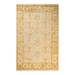 Overton Hand Knotted Wool Vintage Inspired Traditional Mogul Ivory Area Rug - 6'1" x 9'3"