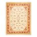 Overton Hand Knotted Wool Vintage Inspired Modern Contemporary Eclectic Ivory Area Rug - 8' x 10'