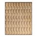 Overton Hand Knotted Wool Vintage Inspired Traditional Mogul Brown Square Area Rug - 7'10" x 8'2"