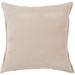 Surya Taserud Khaki Solid Chenille Throw Pillow (20" x 20")
