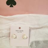 Kate Spade Jewelry | Kate Spade Pearl Stud Earrings | Color: Gold/White | Size: Os
