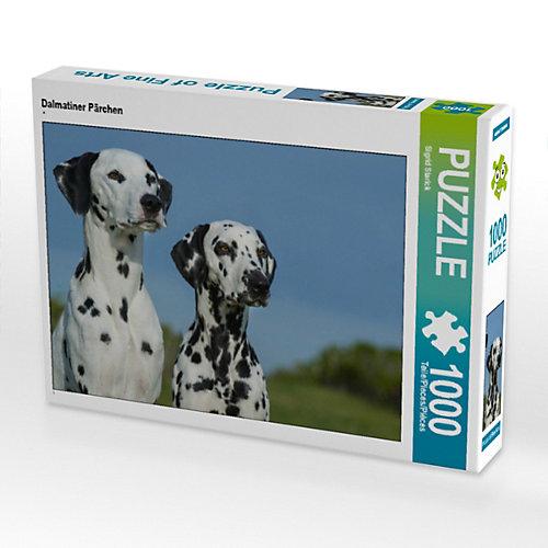 Puzzle CALVENDO Puzzle Dalmatiner Pärchen - 1000 Teile Foto-Puzzle glückliche Stunden Kinder