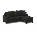 Red Sectional - Wade Logan® Alger 2 - Piece Chaise Sectional Microfiber/Microsuede | 39 H x 82 W x 59 D in | Wayfair