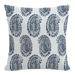 Birch Lane™ Lowe Decorative Square Cotton Pillow Cover Polyester/Polyfill in Blue | 22 H x 22 W x 6 D in | Wayfair 59439F6B7A074FB2B170D6E765CBB7B6