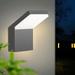 Latitude Run® Wall Light Outdoor LED Wall Mount Lamp Modern Wall Sconce Lighting Lantern Fixture in Gray | 8.6 H x 5.5 W x 6.8 D in | Wayfair