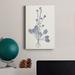 Winston Porter Navy Botanicals VIII Premium Gallery Wrapped Canvas - Ready To Hang Canvas, in Blue/Indigo/Pink | 27 H x 18 W x 1 D in | Wayfair