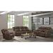 Latitude Run® 3 Piece Faux Leather Reclining Living Room Set Faux Leather in Brown | 41 H x 86 W x 37 D in | Wayfair Living Room Sets