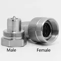 SIZE-B NPT 1/4 3/8 pouce Hydraulique Rapide Accouplement Fermé Rapide En Acier Matériel Plug and