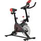 Homcom - Vélo d'appartement avec écran lcd multifonctions vélo biking cardio training selle et