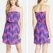 Lilly Pulitzer Dresses | Lilly Pulitzer Windsor Giraffe Strapless Dress | Color: Blue/Pink | Size: Xxs