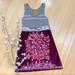 Free People Dresses | Free People Vintage Embroidered Velvet Tree Dress | Color: Gray/Purple | Size: 6