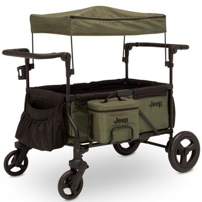 Deluxe Wrangler Wagon Stroller with Cooler Bag and Parent Organizer - Jeep 60003-2182