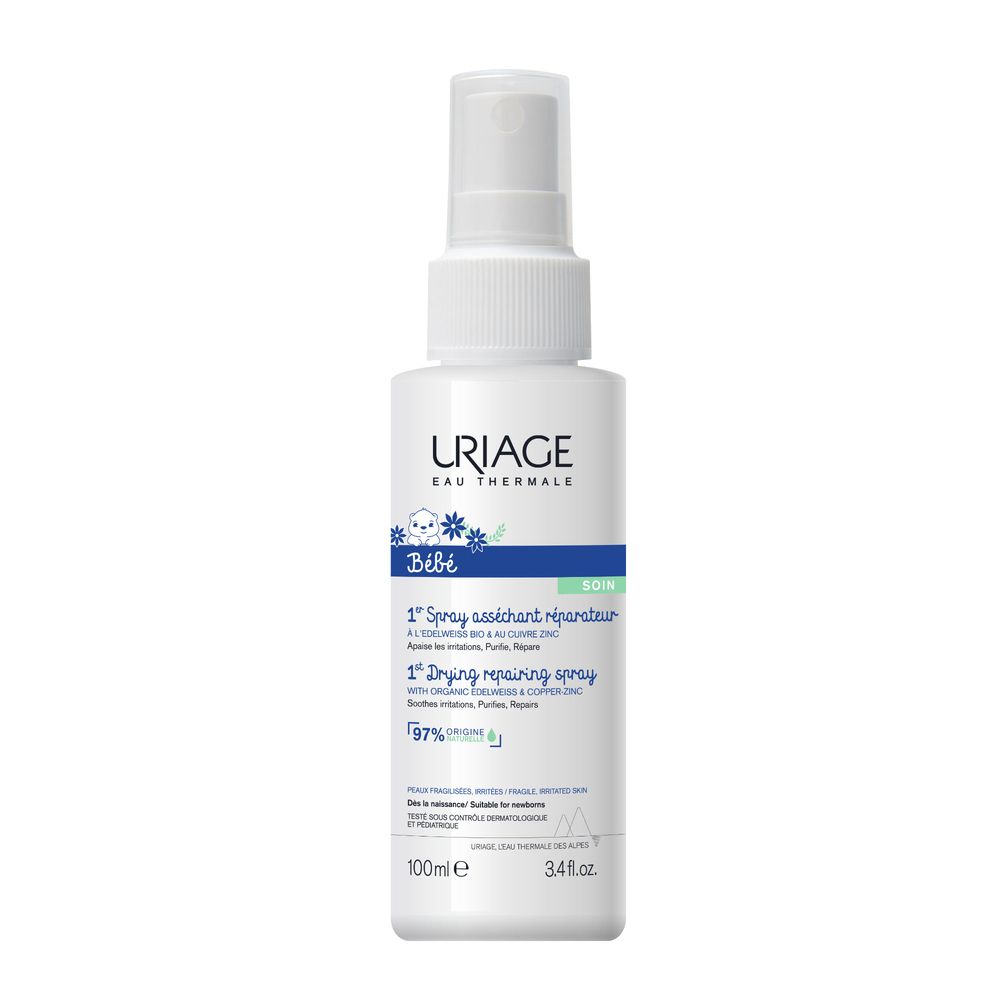 URIAGE BEBE 1° Spray assorbente riparatore anti-irritazioni, zone umid