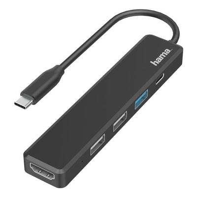 USB-C-Hub, 5 Ports inkl. HDMI, Hama