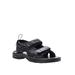 Men's Men's SurfWalker II Leather Sandals by Propet in Black (Size 12 M)
