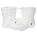 Crocs Classic Lined Neo Puff Boot, Unisex-Erwachsene Schneestiefel, White/White, 44 2/3 EU