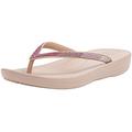 Fitflop Women's Sparkle Classic iqushion Ombre Flipflop, Nude, 4 UK