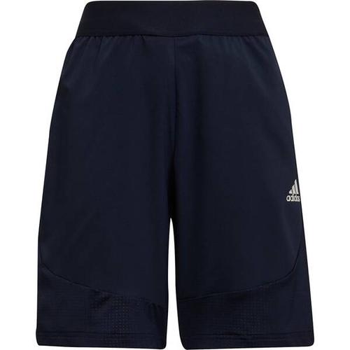 adidas Kinder XFG AEROREADY Sport Shorts, Größe 152 in Dunkelblau/Weiß