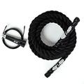 Heavy Skipping Rope, Weighted Jump Rope, Battle Skipping Rope, Strength Training Heavy Rope, Men and Woman Total Body Workout, 38mm Thickness, 3m Length (2.6kg). Includes a 3m Adjustable Speed Rope