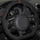 SAXTZDS Steering wheel cover,Fit For Audi A3 S3 (8P) Sportback 2008-2012 R8 TT TTS (8J) 2006-2014