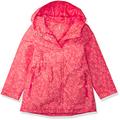 Joules Girls' Raincoat, Pink Floral, 9