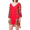 Desigual Women's TOP_Maui Swimwear Cover Up, red, L