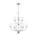 Generation Lighting Windom 28 Inch 9 Light Chandelier - 3102809-962