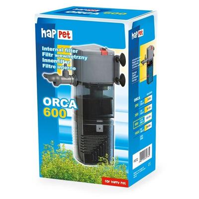 Orca 600 Kompakt Innenfilter inkl. Aktivkohle box Filter bio Aquariumfilter Aquafilter - Happet