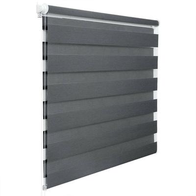 WOLTU Doppelrollo Klemmfix ohne Bohren, Duo Rollo Zebrarollo Fensterrollo Klemmrollo Seitenzugrollo Image