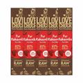 Lovechock Bio rohe Schokolade Bars, Pur-Kakaonibs 5x40 g
