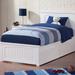 Viv + Rae™ Kindig Solid Wood Storage Platform Bed Wood in White | 41.375 H x 80 D in | Wayfair BCHH8198 41960139