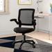 Porch & Den Alturas Mesh Office Chair by Modway Polyester in Gray/Brown | 41 H x 26 W x 26 D in | Wayfair EEI-825-BLK