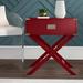 Mercury Row® Marotta 1 Drawer Nightstand Wood in Red | 26.75 H x 24 W x 18 D in | Wayfair 57F94E32-FAC1-4728-AF99-C8501C9C24A9