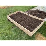 Arlmont & Co. 6 ft X 3 ft Wood Raised Garden Bed Wood in Brown | 8 H x 72 W x 36 D in | Wayfair 859B1A031ECC4A9AAFFF66D45B323776