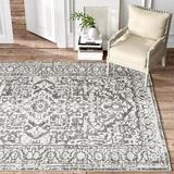 Gray 106 x 0.315 in Area Rug - Kelly Clarkson Home Ingrid Oriental Light Area Rug Polypropylene | 106 W x 0.315 D in | Wayfair