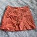 Free People Skirts | Free People Faux Leather Skirt | Color: Red | Size: 2