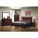 Jamison Rich Merlot 4-piece Bedroom Set