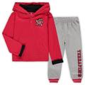 Toddler Colosseum Red/Heathered Gray Maryland Terrapins Poppies Hoodie and Sweatpants Set