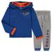 Toddler Colosseum Royal/Heathered Gray Florida Gators Poppies Hoodie and Sweatpants Set