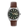 Seiko Mens Analogue Quartz Watch with Leather Strap SUR449P1