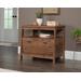 Trestle 1-Drawer Lateral File Cabinet in Vintage Oak - Sauder 428838