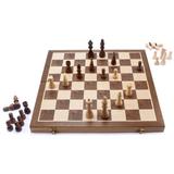 GSE Games & Sports Expert 15" Large Folding Wooden Chess Board Game Set | 2 H in | Wayfair BG-2002