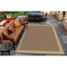 Brown 90 x 0.03 in Area Rug - Breakwater Bay Sania Solid Cocoa Natural Flatwoven Indoor Outdoor Area Rug Polypropylene | 90 W x 0.03 D in | Wayfair