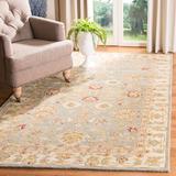 Brown/Gray 48 x 0.43 in Area Rug - Birch Lane™ Samuel Oriental Handmade Tufted Wool Gray Blue/Beige Area Rug Wool | 48 W x 0.43 D in | Wayfair