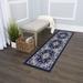 Blue/Navy 21 x 0.24 in Area Rug - Charlton Home® Modena Oriental Navy Blue Area Rug Polypropylene | 21 W x 0.24 D in | Wayfair ATGD1051 38105944