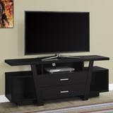 Wrought Studio™ Epinal TV Stand for TVs up to 65" Wood/Glass/Metal in Brown | 23.75 H in | Wayfair I 2720