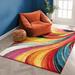 39 x 0.4 in Area Rug - Latitude Run® Brooksville Pleasure Multi Modern Bright Rug Polypropylene | 39 W x 0.4 D in | Wayfair