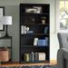 Red Barrel Studio® Doyno Bookcase Wood in Black/Brown | 72 H x 37.01 W x 12 D in | Wayfair 6652F04350A248188DBB377F80221E06