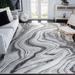 Gray 27 x 0.47 in Indoor Area Rug - Wade Logan® Swindle Abstract Area Rug | 27 W x 0.47 D in | Wayfair 43788A48B44D4301B44FEC728BBC59D5